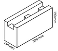Concrete Block 150 Series Recessed – 390 x 190 x 140mm