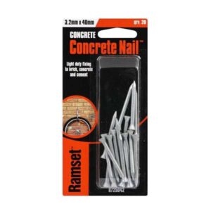 Ramset 3.2 x 40mm Concrete Nail 20 Pack
