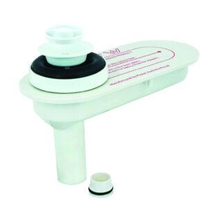 DWV Bath Connector Flexi Dinger C/P Grate PVC Plug – 40mm x 350mm