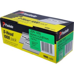 Paslode 50 x 2.87mm Hot Dip Galvanised D Head Framing Nail 1000 Pack