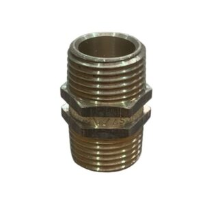 Brass Hexagonal Nipple – 15mm (1/2in) LF