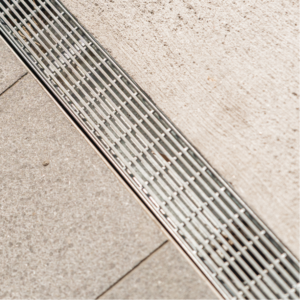 Mini-Heelguard™ Galvanised Heelguard Grate & Channel – 100mm x 55mm x 1000mm