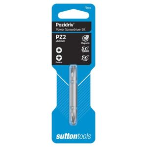 Sutton Screwdriver Bit Pozidriv Double Ended PZ2