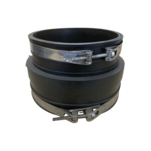 Connector Rubber Black E/W-PVC/COP/GAL/CI – 100mm