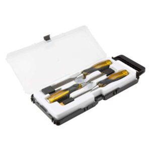 Stanley FatMax Thru Tang Wood Butt Chisel Set 3 Piece-