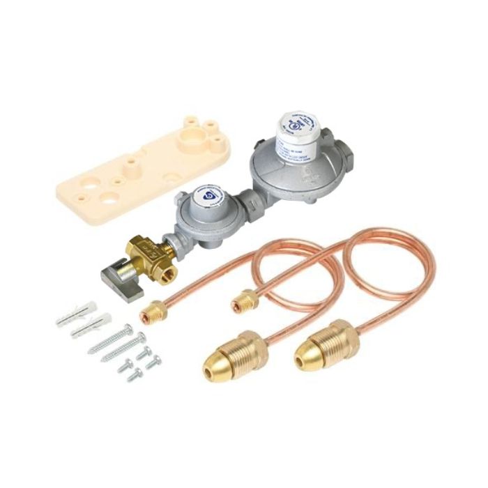 Regulator Manual Dual LPG Cylinder Change Kit