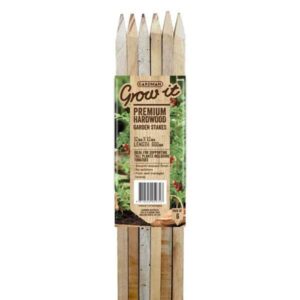 Gardman Hardwood Stake 12 x 12 x 600mm 6 Pack