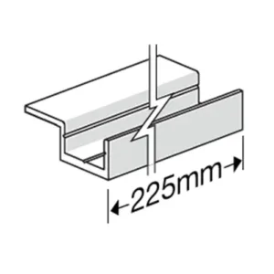 James Hardie HardieDeck Base Jointer Single Wing – 225mm (Pack Of 35)