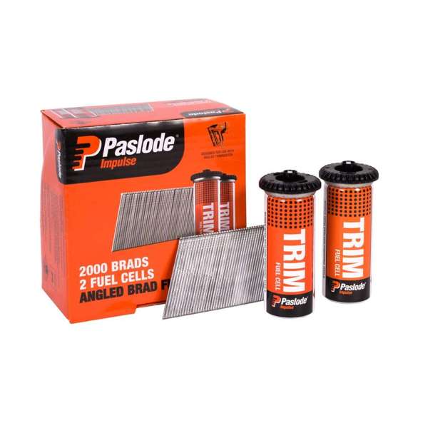 Paslode Zinc Plated Brad Fuel – 50 x 1.6mm (2000 Pack)