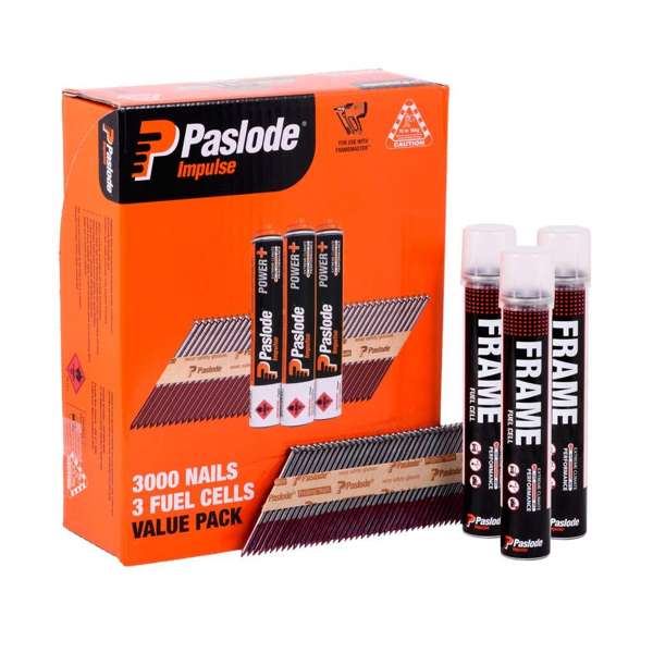 Paslode Framing Nails – 75 x 3.06mm (3000 Box)