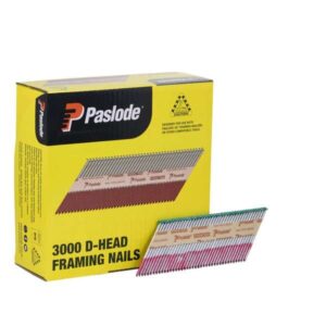Paslode D-Head Framing Nails – 75 x 3.06mm (3000 Box)