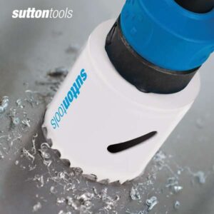 Sutton Tools Bi-Metal Cobalt Hole Saw Lock Installation Kit 3 Piece