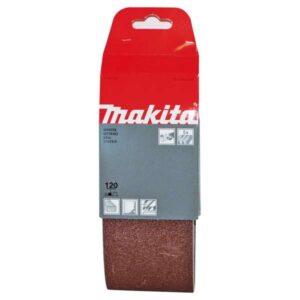 Makita Abrasive Belt P120 76 x 457mm 5 Pack