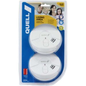 Quell Smoke Alarm For Living Area 2 Pack