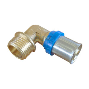 Male Elbow #13 Crimp PEX Water Blue Tradepex – 20mm x 15Mi