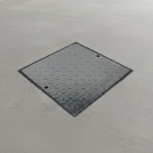Galvanised Covered Pit Grate & Frame – 600 x 600mm (For Stormwater Pits)