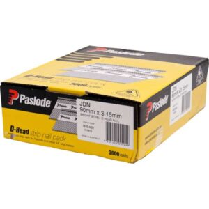 Paslode Pneumatic D Head Nail – 90 x 3.15mm (Bright, 3000 Pack)
