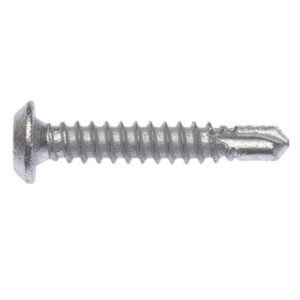 Zenith Metal Screws Wafer Head Galv 8G x 25mm 100 Pack