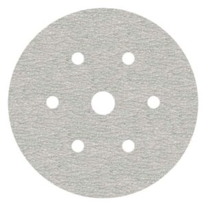 Norton Sanding Discs Step 1 Heavy Stripping P80 Grit 150mm 6 + 1 Holes x 180g 5 Pack