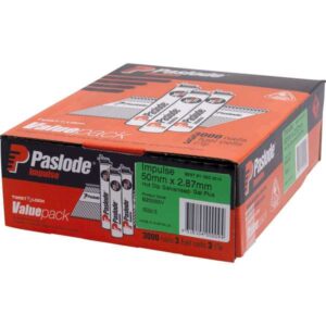 Paslode Impulse Hot Dipped Galvanised D Head Nail – 50 x 2.87mm (3000 Pack)