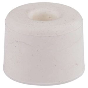 Trio Rubber Doorstop White 29mm