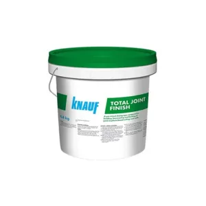 Knauf Total Joint Finish – 4.8kg Ready-Mixed Lightweight Finishing Compound