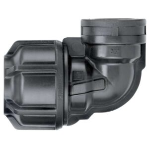 Philmac 3G Metric Female Elbow 20mm x 3/4 inch Poly x BSP