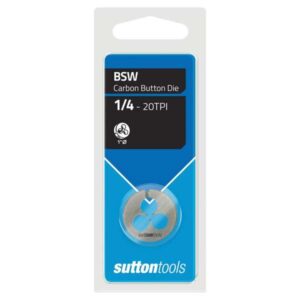 Sutton Tools 1/4 Inch Imperial BSW Button Die