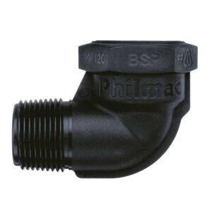 Philmac BSP Threaded Elbow Poly Male x Female 3/4 Inch