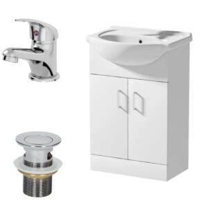 Essentials Sink Set F/B With H&B – 4 Star C/P