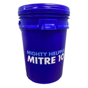 Mitre 10 Plastic Bucket with Lid Blue 20L