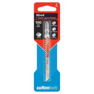 Sutton T-Shank Jigsaw Blade Wood General 2 Piece