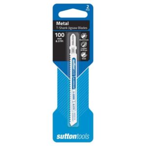 Sutton T-Shank Jigsaw Blade Metal Aluminium 100mm - 2 Piece