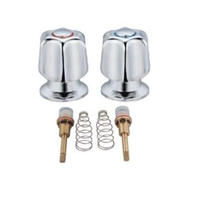 Mildon Emerald Wall Tap Assembly Recess Chrome