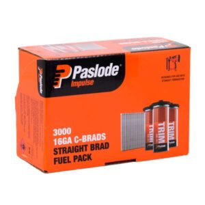 Paslode 50 x 1.6mm C50 Impulse Brad With Fuel 3000 Pack