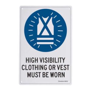 Sandleford High Visibility Vest Must Be Worn Sign