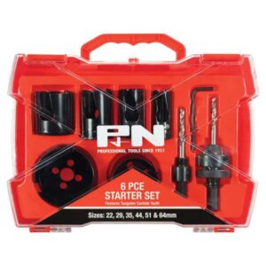 P&N TCT Hole Saw Set Starter 6 Piece