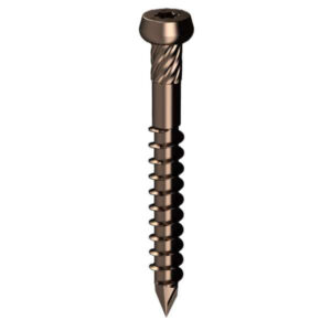 Bremick UltraFast Trim Head Decking Screw T20 SS304 Bronze 10g x 50mm 500 Pack