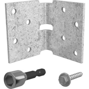Angle Bracket Repair Kit 60 x 60 x 70mm 4 Pack
