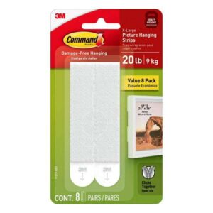 Command Picture Hanging Strips White XL 9kg 8 Pack