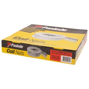 Paslode Plastic Collated Coil Ring Dome – 52 x 2.5mm (15Deg, Stainless Steel, 1800 Pack)