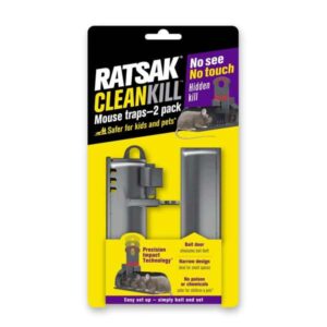 Ratsak Clean Kill Mouse Trap 2 Pack