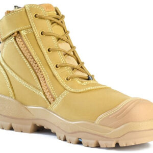 Boot Horizon Side Zip Safety Wheat Steel-Toe Size 10