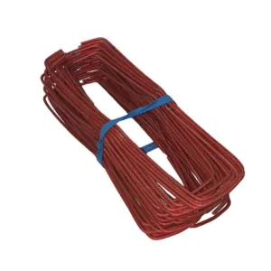 Wall Ties Wire Galvanised Red Cavity Ties – 225mm x 3.0mm (50 Pack)