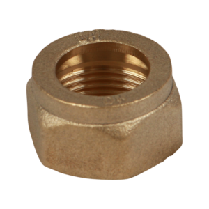 Brass Kincos Screwed Nut – 15mm x 1/2Inch