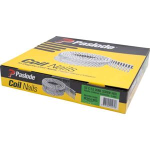 Paslode 15Deg Hot Dipped Galvanised Dome Head Coil Nails – 52 x 2.5mm (1800 Pack)