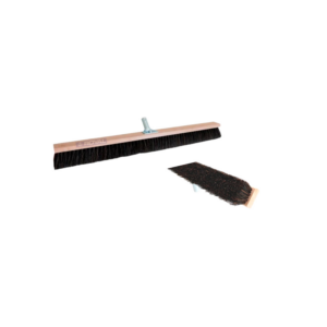 Masterfinish Timber Broom Workshop Heavy Duty Medium Bristle 1200mm