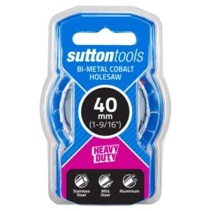 Sutton 40mm White Cobalt Bi-Metal Holesaw