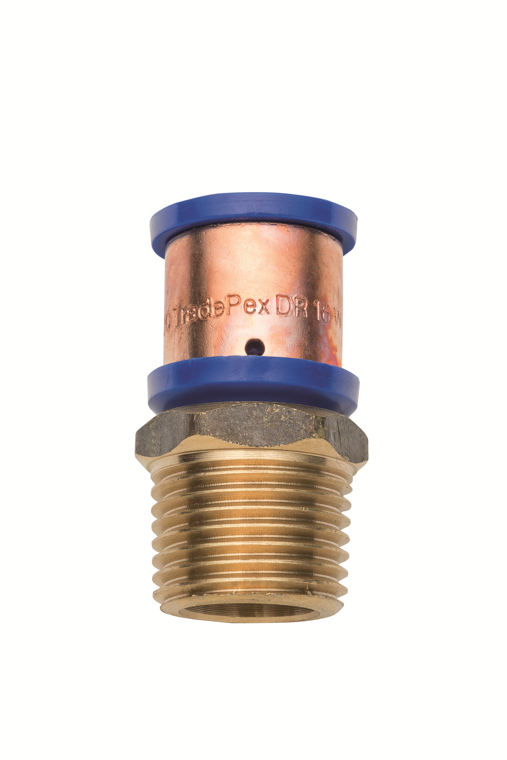 Crimp Adaptor Tradepex Blue – 20mm x 3/4in CU Tail