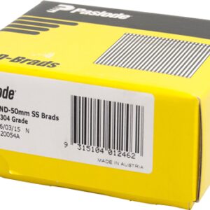 Paslode 14G ND50 Stainless Steel Brads 50mm 2000pk